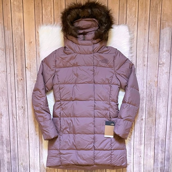 The North Face Women’s New Dealio Down Parka In Twilight Mauve - Picture 2 of 10